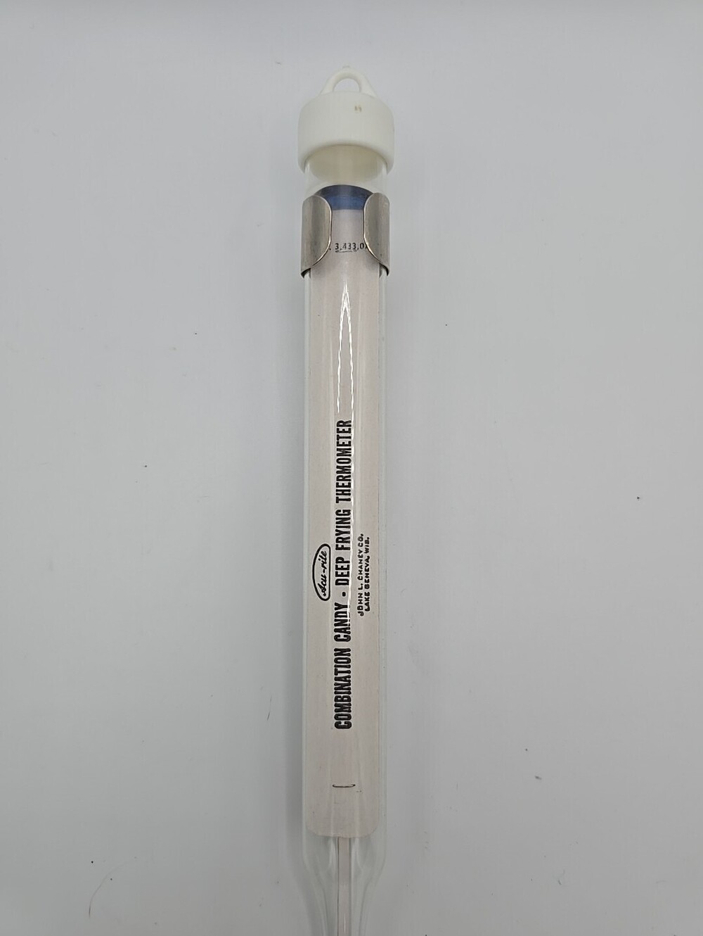 Vintage Combination Candy Deep Frying Thermometer John L. Chaney Co. Wisconsin